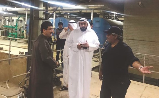 الشيخ د.باسل الصباح خلال جولته في أحد المرافق الصحية﻿