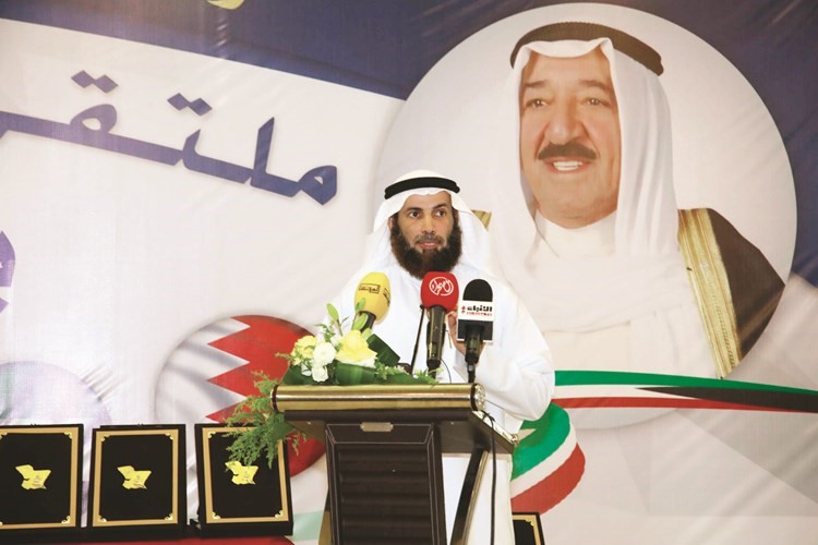 د.نايف حجاج العجمي متحدثا﻿