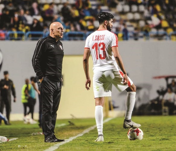 قطار الزمالك يعبر الجونة بثلاثية