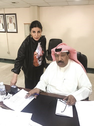 سامية المعجل ومحمود العنزي﻿