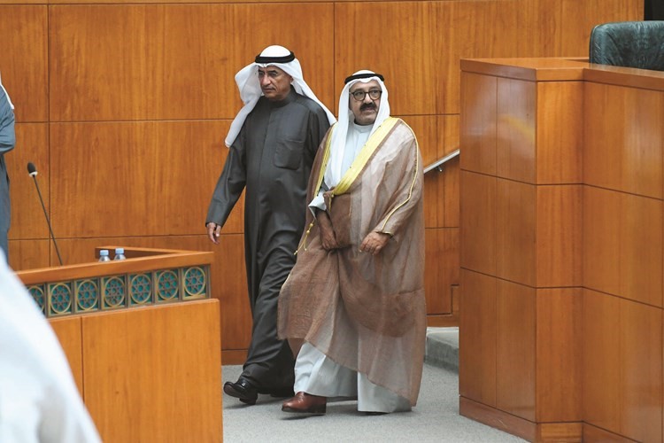 الشيخ ناصر صباح الأحمد وم. بخيت الرشيدي﻿