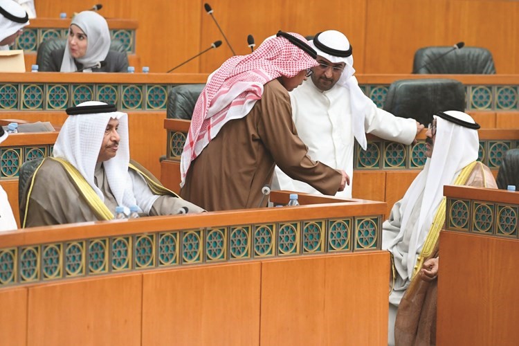 سمو الشيخ جابر المبارك والشيخ ناصر صباح الأحمد والشيخ خالد الجراح ود. نايف الحجرف﻿