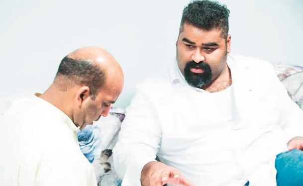 العلي مع المخرج رمضان خسروه﻿