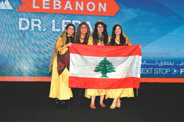 الفريق اللبناني الفائز  ﻿