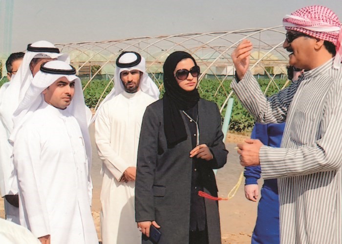 فرج الصابري يتحدث لمسؤولي الزراعة ﻿