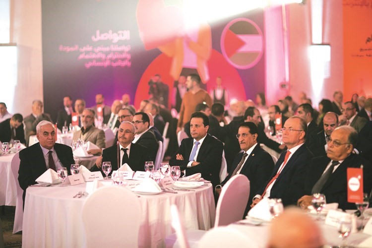 كبار الشخصيات الوزارية ومديرون تنفيذيون من Ooredoo فلسطين ومجموعة Ooredoo في مقدمة الحضور﻿