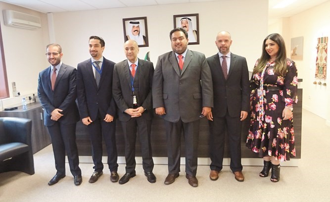 رئيس جهاز الأمن الوطني والسفير جاسم البديوي لدى زيارة بعثة الكويت لدى ناتو ﻿