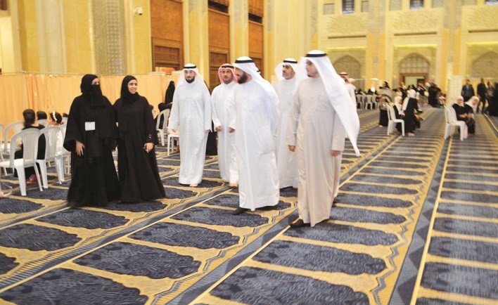 د.وليد الشعيب يتفقد الاختبارات ﻿