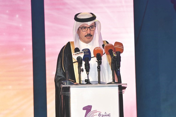 م.سلمان البدران ملقيا كلمته خلال الحفل﻿