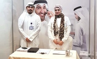 جناح الشركة في معرض الفرص الوظيفية﻿