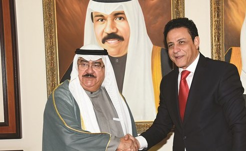 المهنا بحث تعزيز العلاقات الكويتية ـ المصرية مع نائب محافظ القاهرة