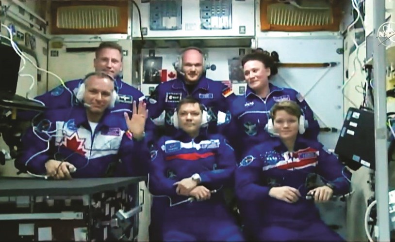 بالفيديو.. 3 رواد يصلون محطة الفضاء الدولية في أول رحلة مأهولة منذ حادث أكتوبر