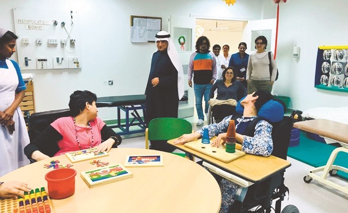 المقرر الخاص بحقوق الأشخاص ذوي الإعاقة في الأمم المتحدة زارت جمعية المعاقين