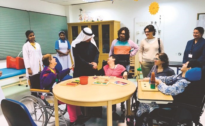 المقرر الخاص بحقوق الأشخاص ذوي الإعاقة في الأمم المتحدة زارت جمعية المعاقين