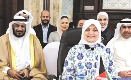 هند الصبيح مترئسة وفد الكويت إلى الدورة (38) لمجلس وزراء الشؤون العرب﻿