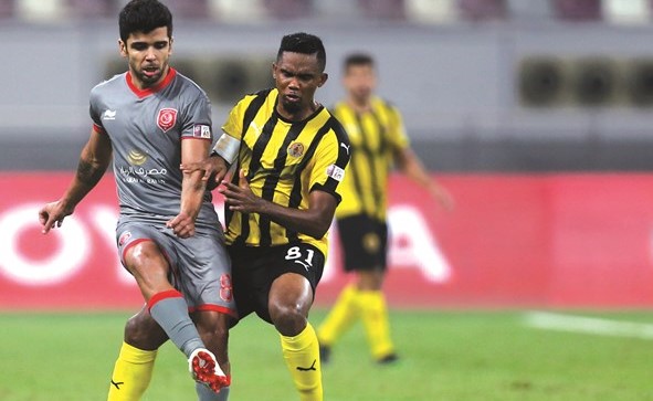 لاعب قطر إيتو خلال لقاء سابق أمام الدحيل﻿
