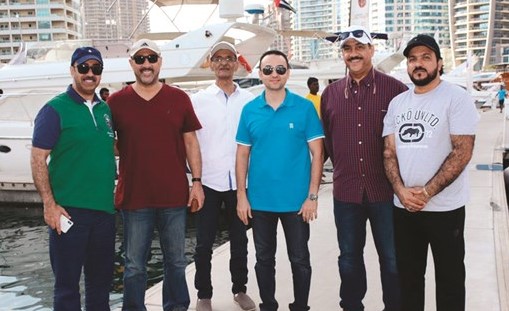 د.حمد الحساوي وفاضل المندي وعباس البلوشي وياسر أمين ومساعد المطوع﻿