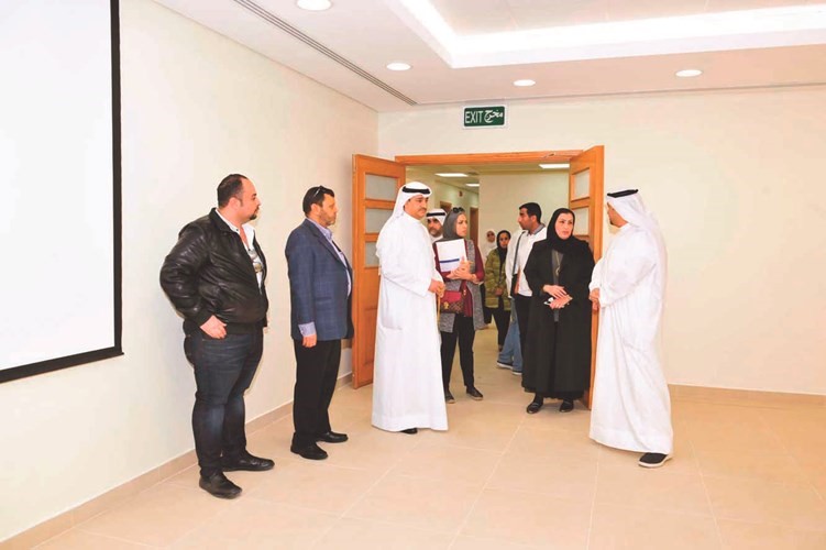 إدارة الإنشاءات والصيانة بجامعة الكويت تتسلم مشروع أعمال توسعة مبنى رقم SH-34 لإدارة مكتبة الطالب