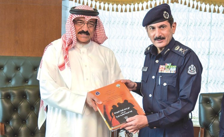 الفريق خالد المكراد مستقبلا عبدالعزيز العامر ﻿