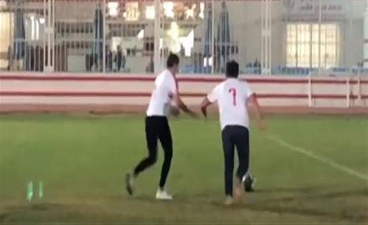 بالفيديو.. "السلطانة هويام" تلعب كرة القدم في نادي الزمالك