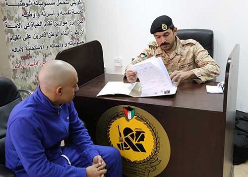 بالصور.. مجندو الدفعة الثانية من قانون الخدمة الوطنية العسكرية يلتحقون بالهيئة