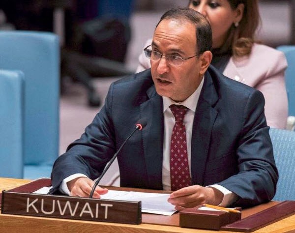 الكويت تؤكد أمام مجلس الأمن دعمها للجهود الرامية لحل النزاعات في اليمن سلميا