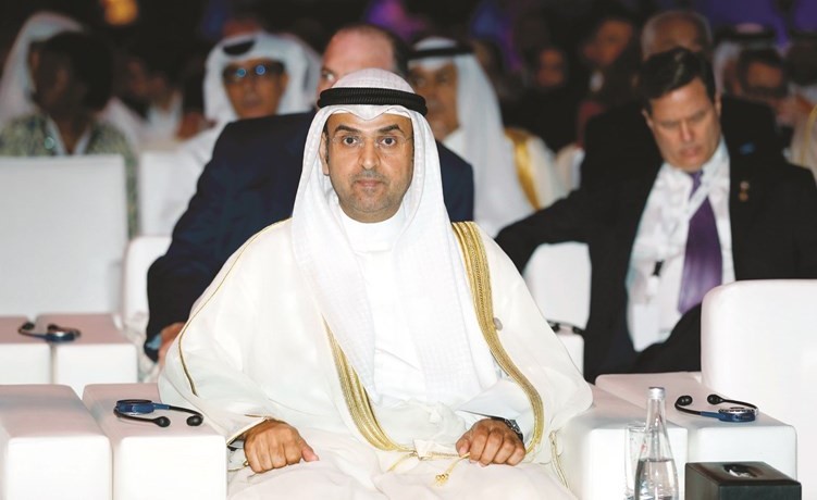 د.نايف الحجرف خلال مشاركته في منتدى الدوحة 2018 ﻿