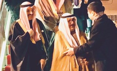 الشيخ ناصر صباح الأحمد الصباح لدى وصوله إلى العاصمة الصينية بكين﻿