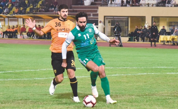 مواجهة جديدة  ﻿﻿بين الاخضر والاصفر(محمد هنداوي)﻿