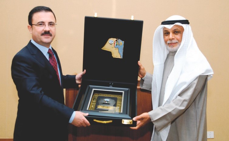 المستشار يوسف المطاوعة مستقبلا نائب وزير العدل التركي﻿