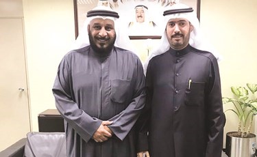 سعد الخراز مستقبلا عويس السبيعي ﻿