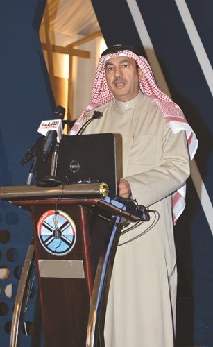 حامد الابراهيم يلقي كلمته﻿