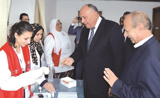 شكري يشارك في «100 مليون صحة»