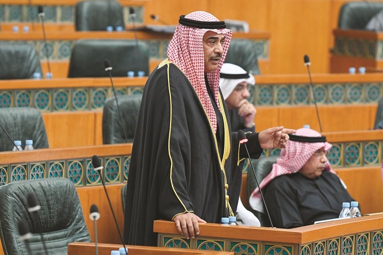 نائب رئيس مجلس الوزراء ووزير الخارجية الشيخ صباح الخالد﻿