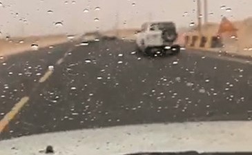 الأمطار تساقطت في منطقة السالمي﻿