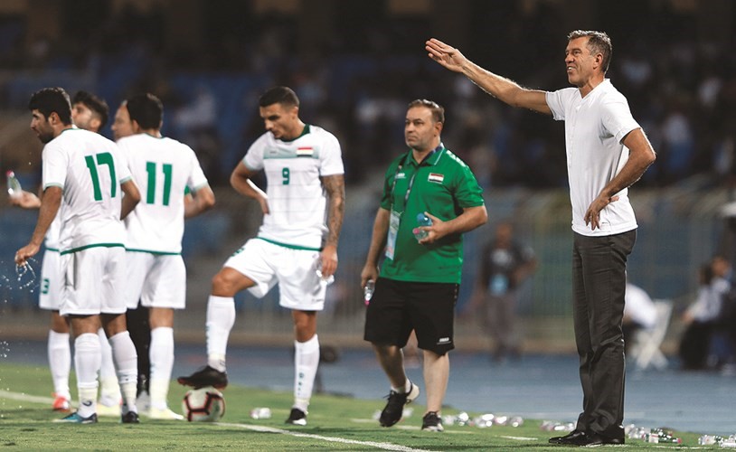 العراق يعلن تشكيلته