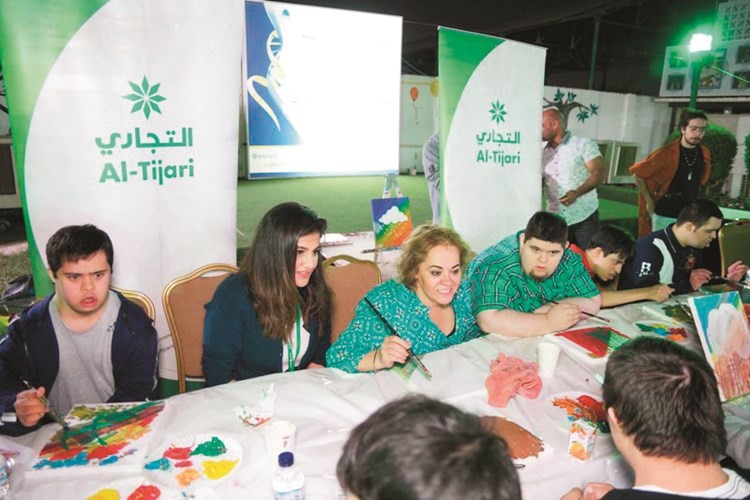 نظم يوما ترفيهيا لأطفال الجمعية الكويتية لمتلازمة الداون﻿