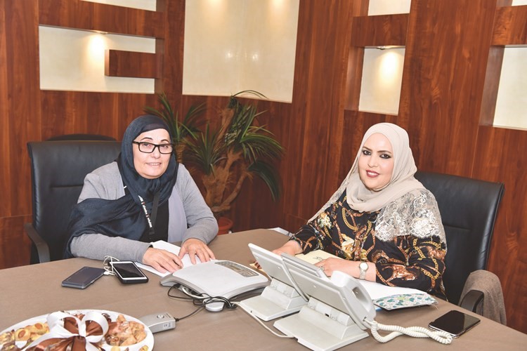 شيخة العدواني تتحدث للزميلة بشرى شعبان -(ريليش كومار)﻿
