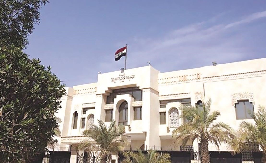 السفارة السورية في الكويت تنفي المزاعم حول ادراج شخصيات كويتية بلائحة تمويل الإرهاب