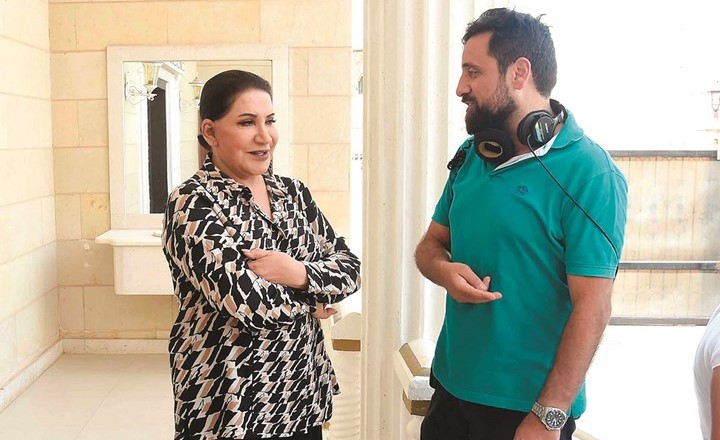 منير الزعبي مع الفنانة القديرة سعاد عبدالله ﻿