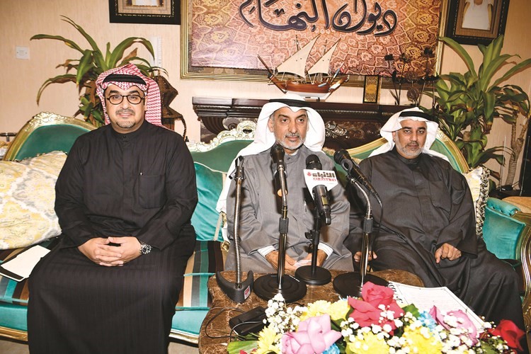 باسم اللوغاني وصالح المسباح وفهد العبدالجليل ﻿