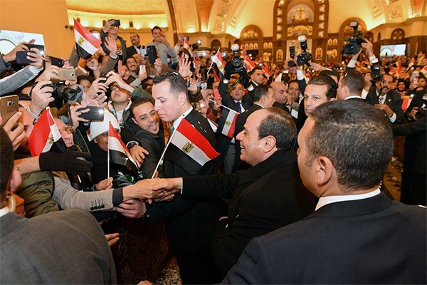 السيسي يفتتح مسجد «الفتاح العليم» وكاتدرائية «ميلاد المسيح»