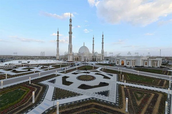 السيسي يفتتح مسجد «الفتاح العليم» وكاتدرائية «ميلاد المسيح»