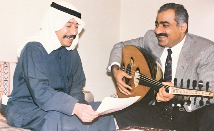  ومع المطرب الكبير عبدالكريم عبدالقادر﻿