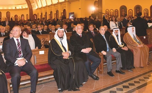د.عبدالله المعتوق خلال حضوره افتتاح كاتدرائية ميلاد المسيح بالعاصمة الإدارية الجديدة ﻿