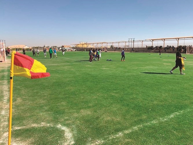 ملاعب كرة القدم مفتوحة للزوار ﻿