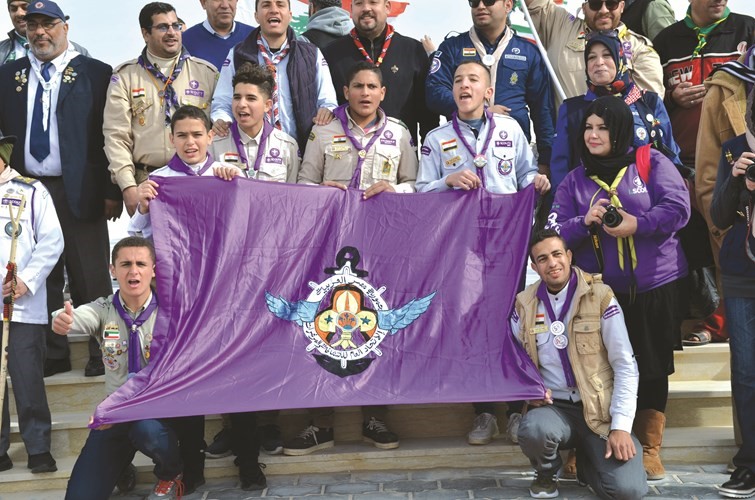الفريق المصري المشارك في المخيم﻿ 