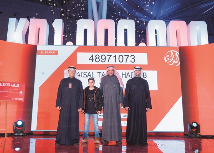 محمد القطان وأحمد الأمير مع مليونير العام الماضي ﻿