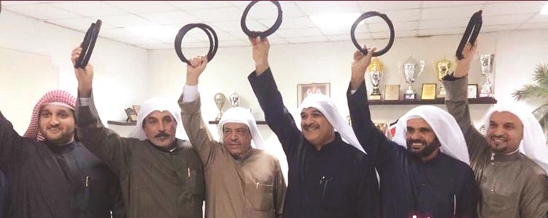 خالد الشريدة بعد اختياره رئيسا لمجلس إدارة نادي النصر﻿