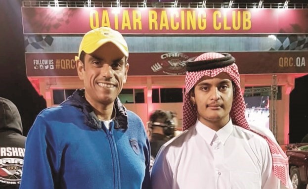 علي آل ثاني مع الزميل أسامة المنصور ﻿